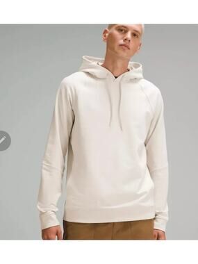 LULULEMON | Men's City Sweat Hooded Sweatshirt Bone Cream | Medium